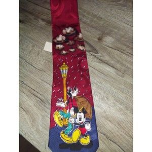 Mickey Mouse And Goofy Neck Tie Nwt  Micky Unlimited